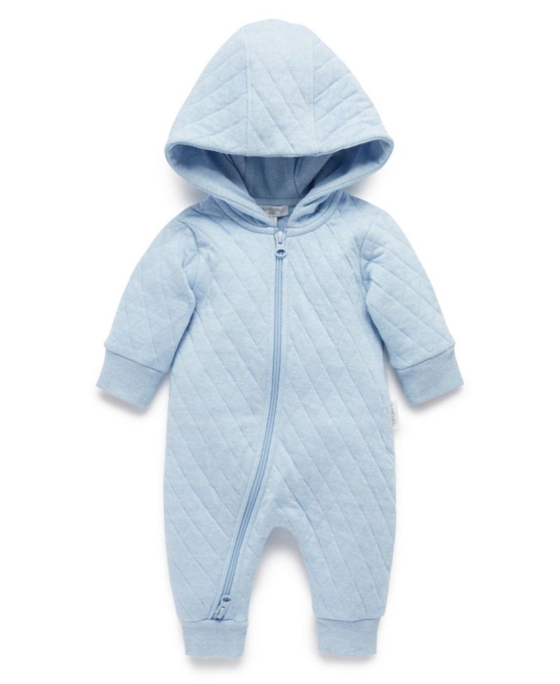 Baby Boys Quilted Coverall