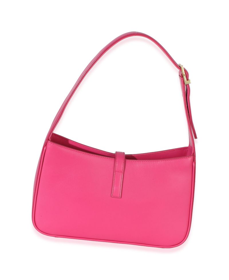 Pink Smooth Calfskin Le 5 7 Small Hobo