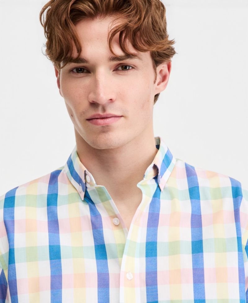 Men's Printed Short-Sleeve Shirt