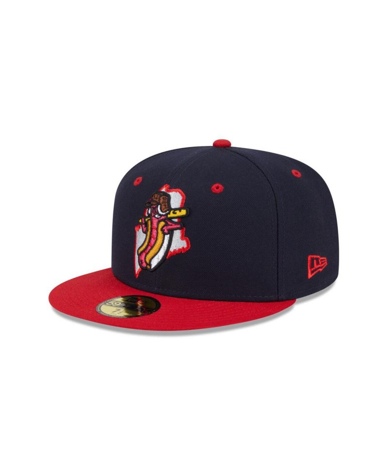 Men's Navy Portland Sea Dogs Theme Nights 59FIFTY Fitted Hat