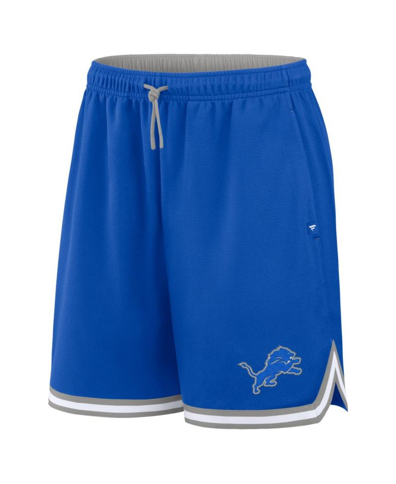 Men's Blue Detroit Lions Fearless Drive Shorts