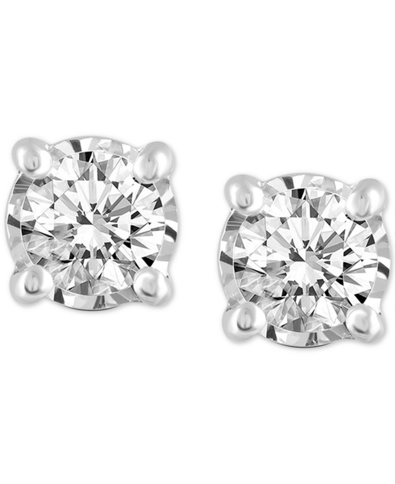 Diamond Stud Earrings (3/4 ct. t.w.) in 14k White, Yellow or Rose Gold