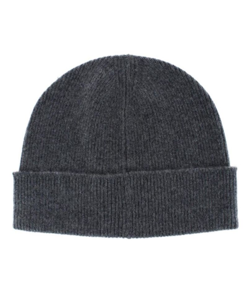 Men's Camden Cashmere Solid Colored Micro Ribbed Beanie