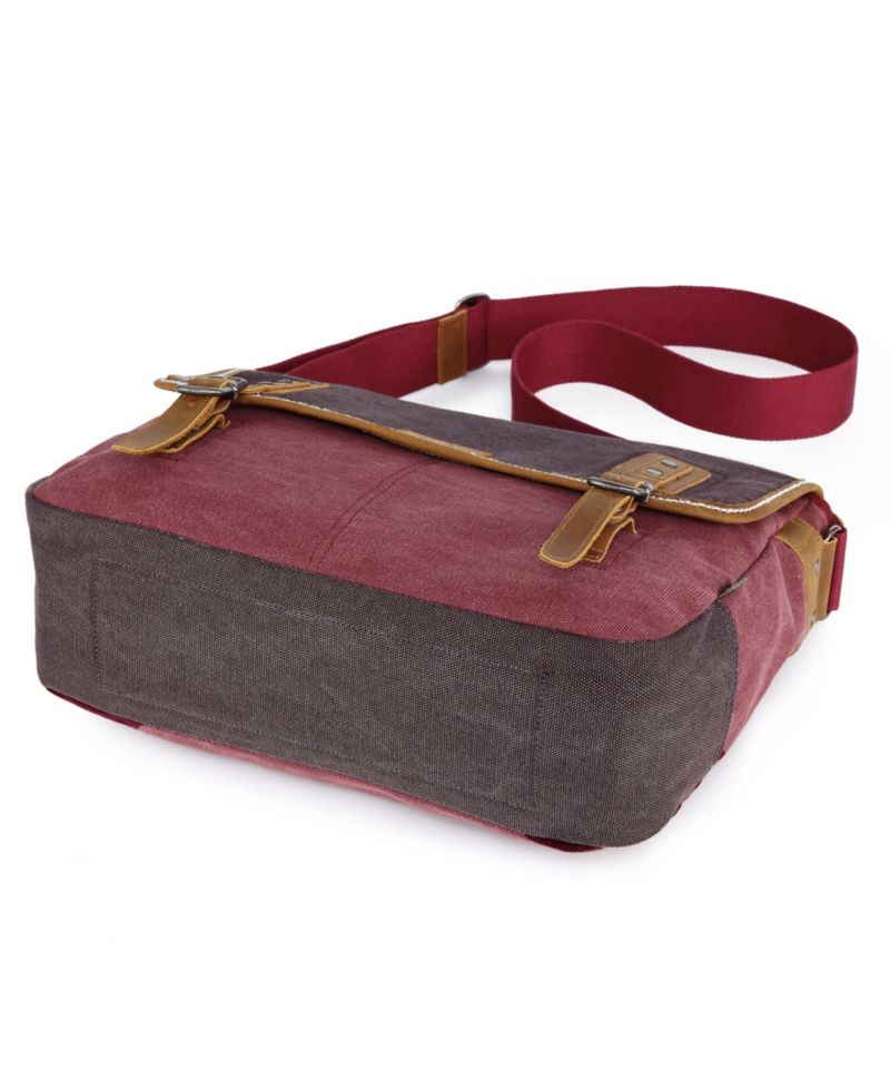 Mountain Wood Canvas Messenger Bag