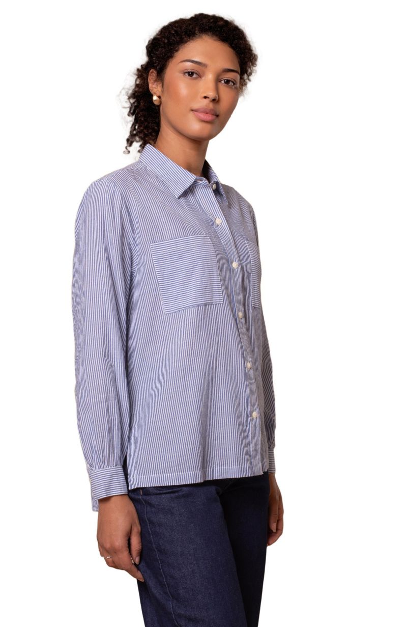 Women's Celtic and Co. Side Split Striped Shirt