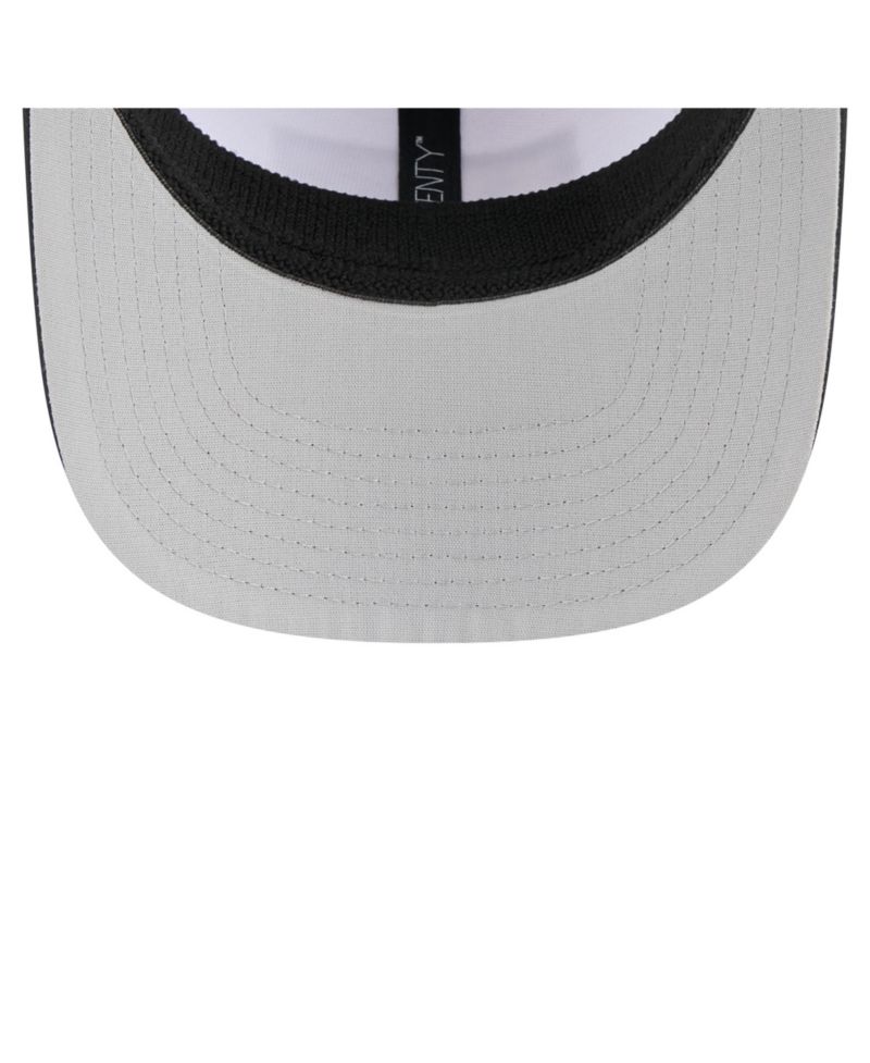Men's White/Black Chicago White Sox Established Patch 9SEVENTY Adjustable Hat