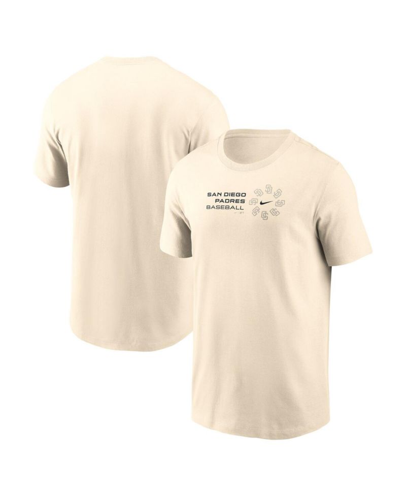 Men's Natural San Diego Padres Pinwheel Lockup T-Shirt