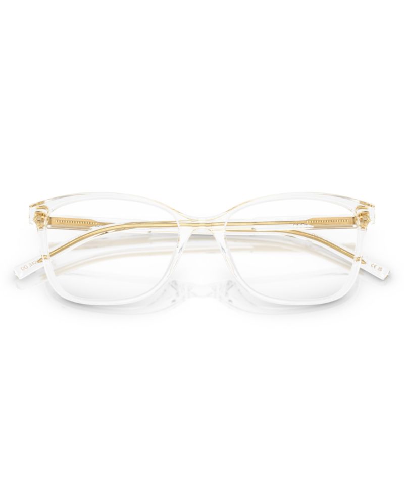 Woman Rectangle Plastic DG3424 Eyeglasses