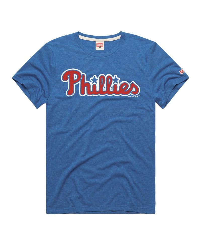 Men's Royal Philadelphia Phillies Hyper Local Tri-Blend T-Shirt
