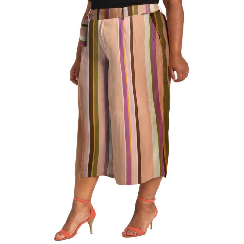 Women's Cotton French Terry Straight-Leg Pull-On Side-Stripe Pants