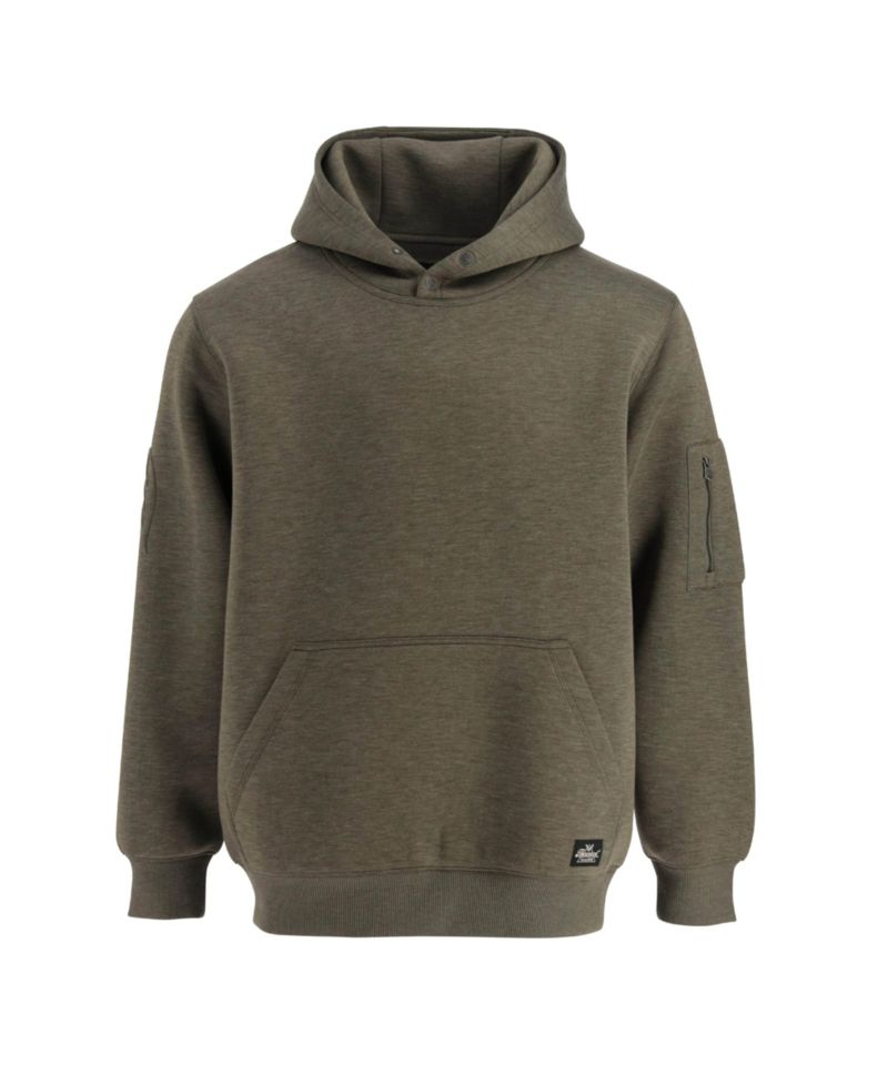 Men's Water Repellent Snap Neck Performance Pullover Hoodie