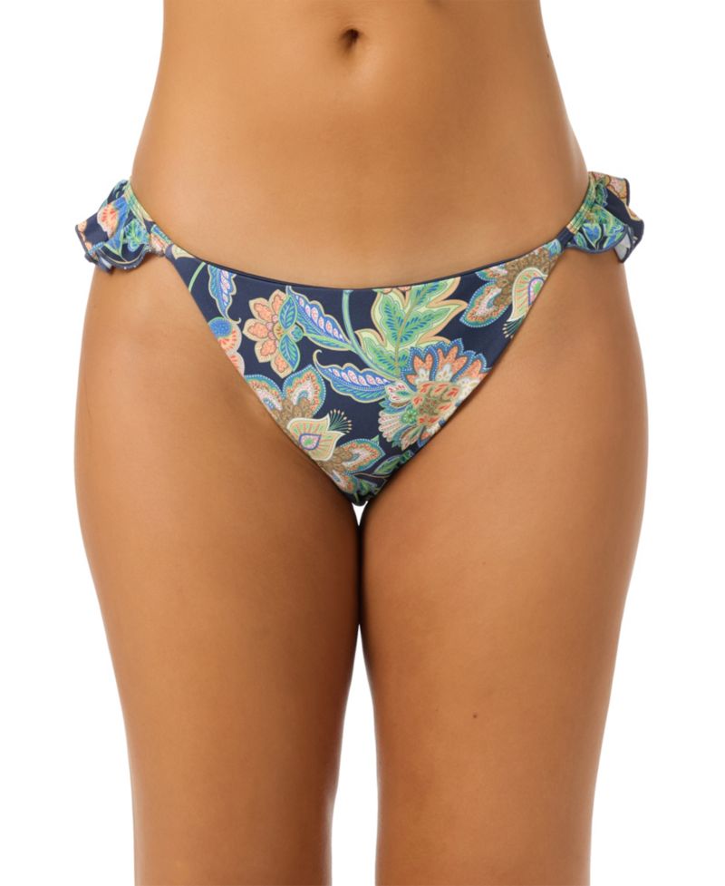 Women's Mermaid Floral Jalisco Pull-On Bikini Bottom