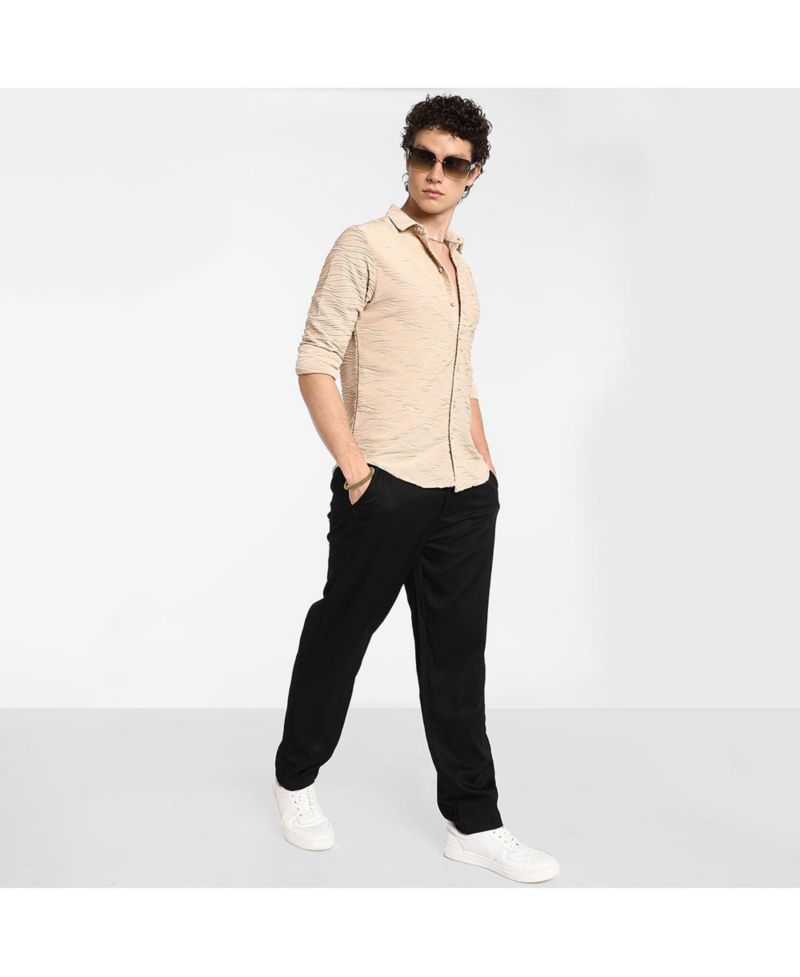 Men's Self-Design Wave Shirt
