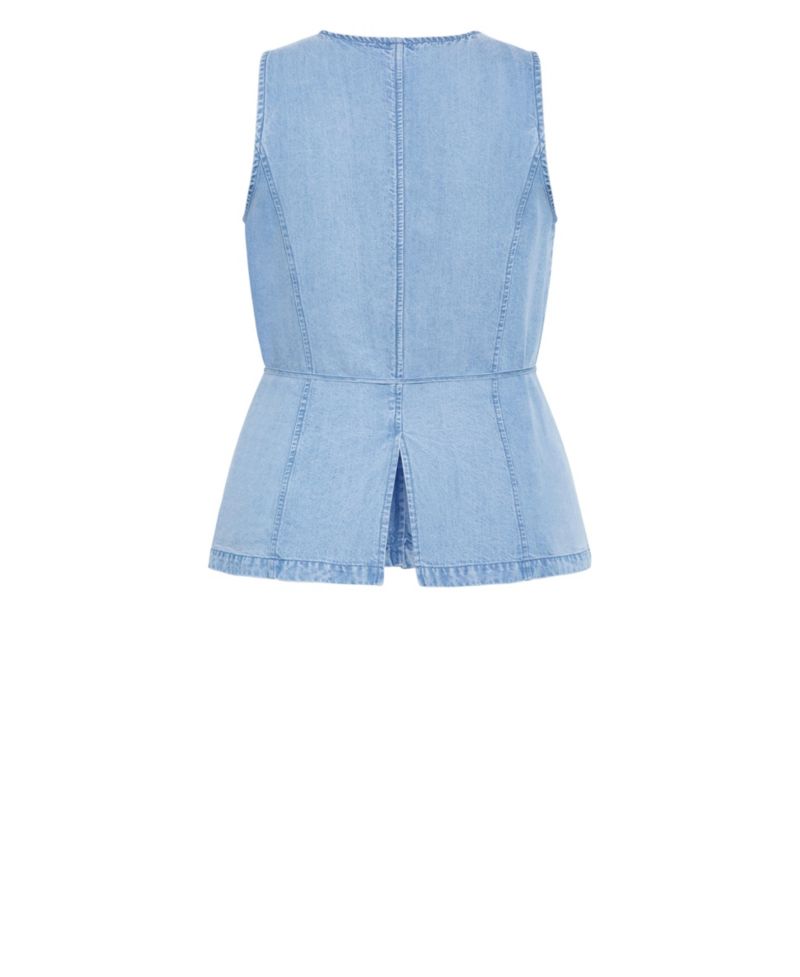 Women's Plus Size Evani Soft Denim Vest