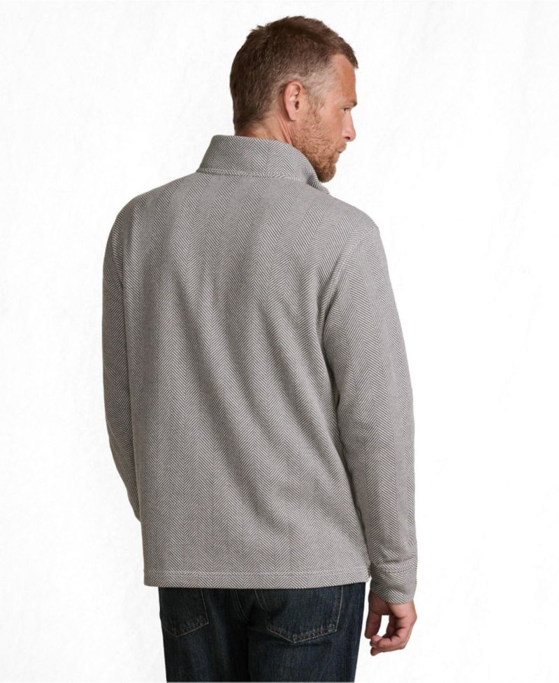 Men's Bedford Rib Casual Quarter Zip Pullover Sweater