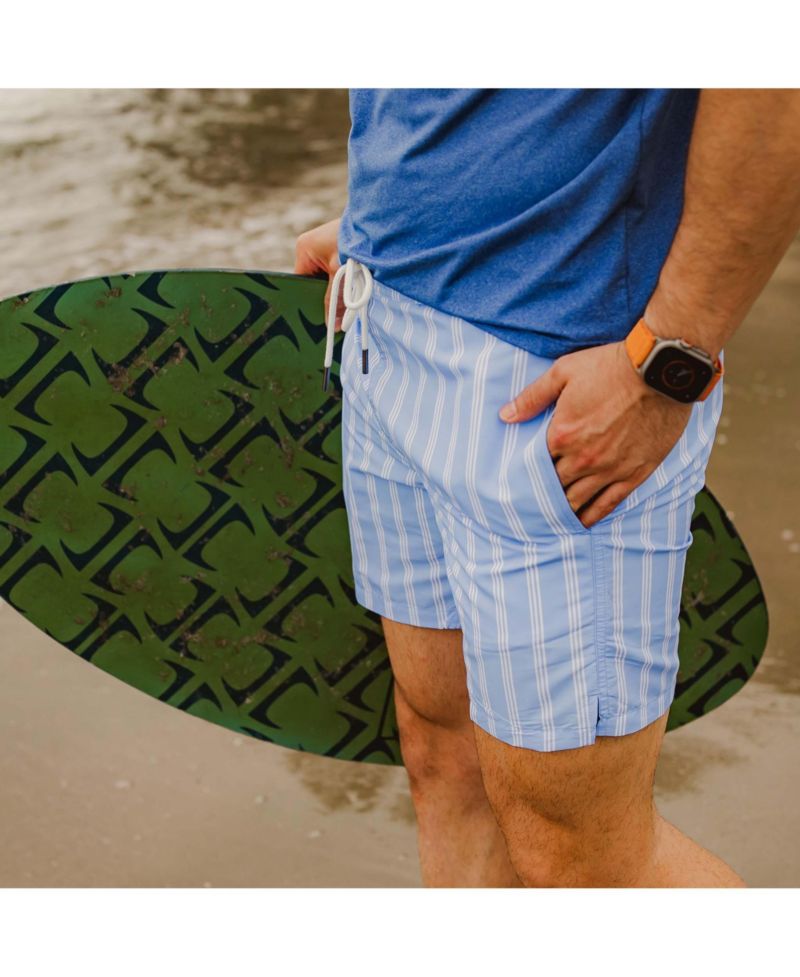 Men's Ocean Drive Stripe Swim Short.