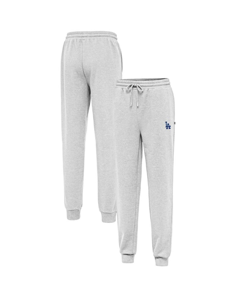Men's Heather Gray Los Angeles Dodgers Idol Jogger Pants