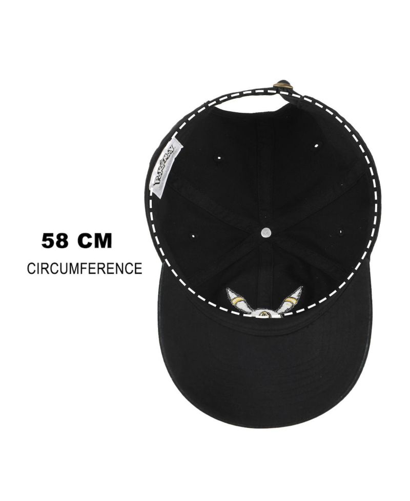 Men's Umbreon Face Black Unstructured Baseball Cap
