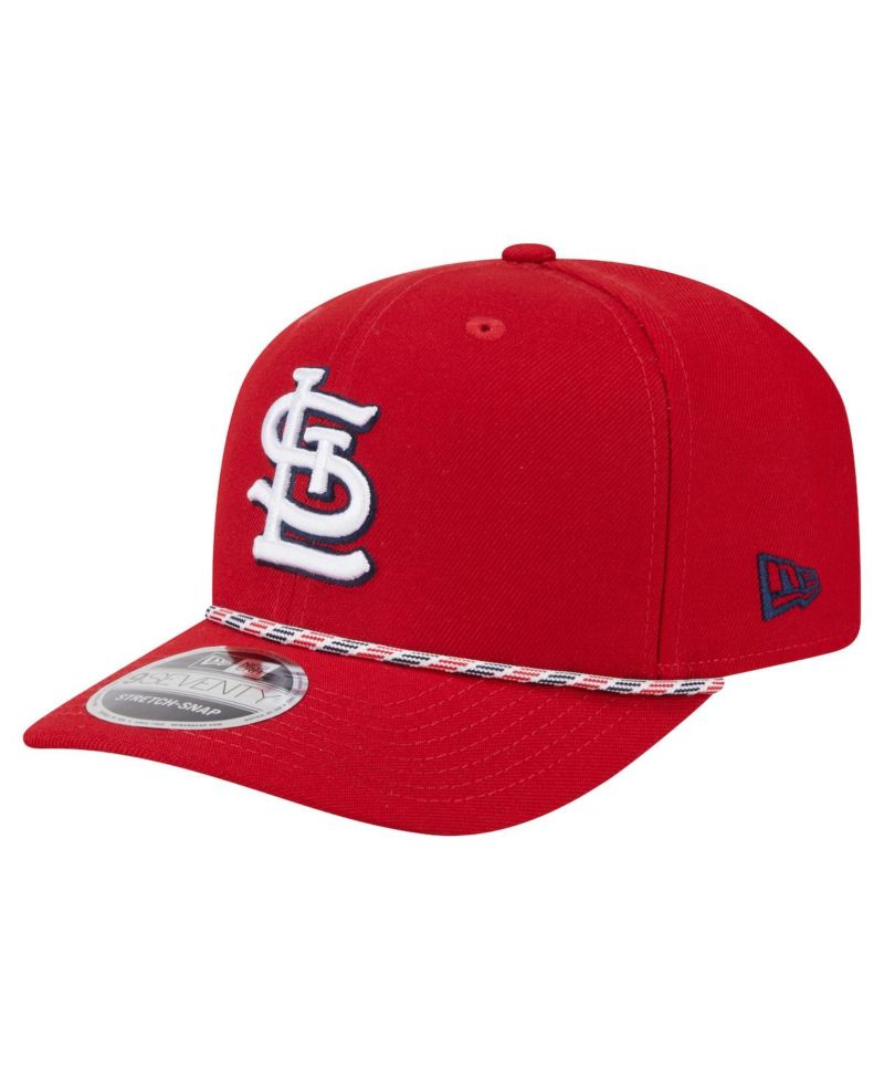 Men's Red St. Louis Cardinals Multi-Rope 9Seventy Stretch-Snap Hat