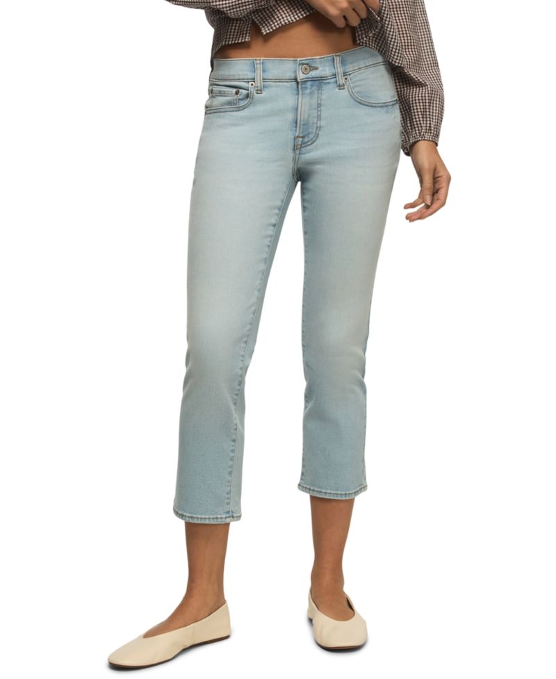 Women's Sweet Mid-Rise Capri Jeans