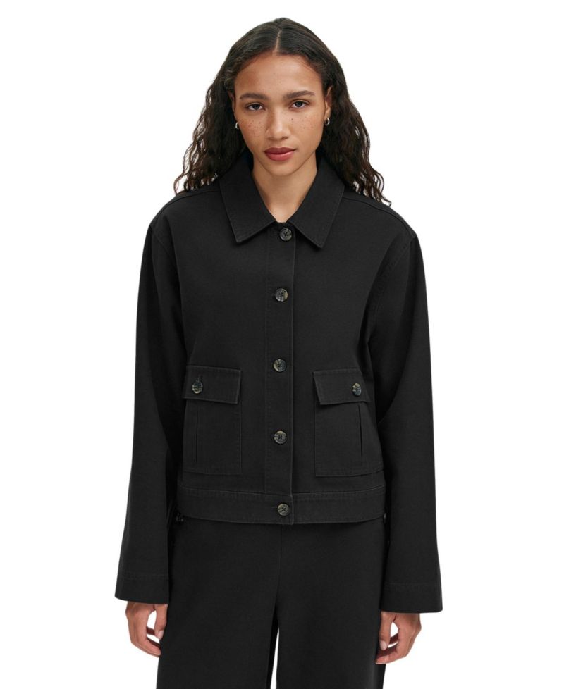 Women's Kelsie Canvas Button-Front Jacket