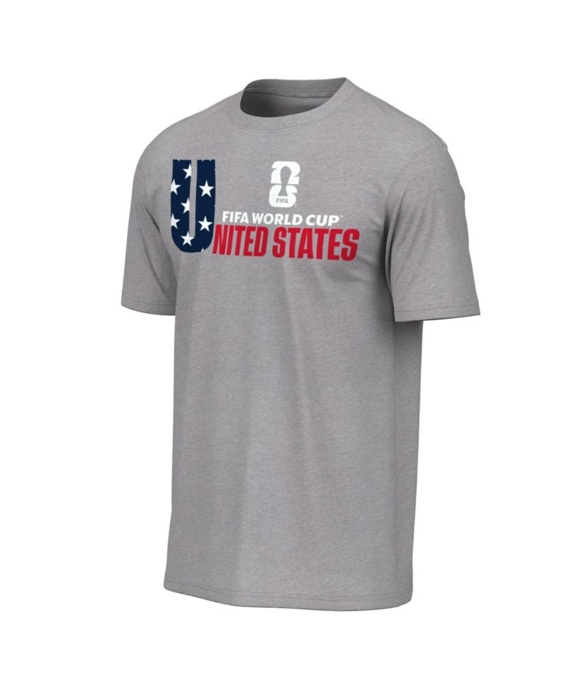 Men's Heather Gray USA FIFA World Cup 2026 T-Shirt