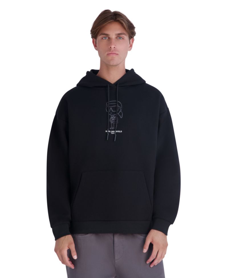 Men's Oversized Graphic Fleece Hoodie