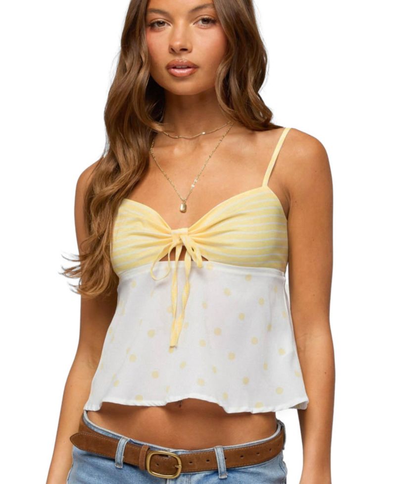 Women's Tilly Mixed Print Top
