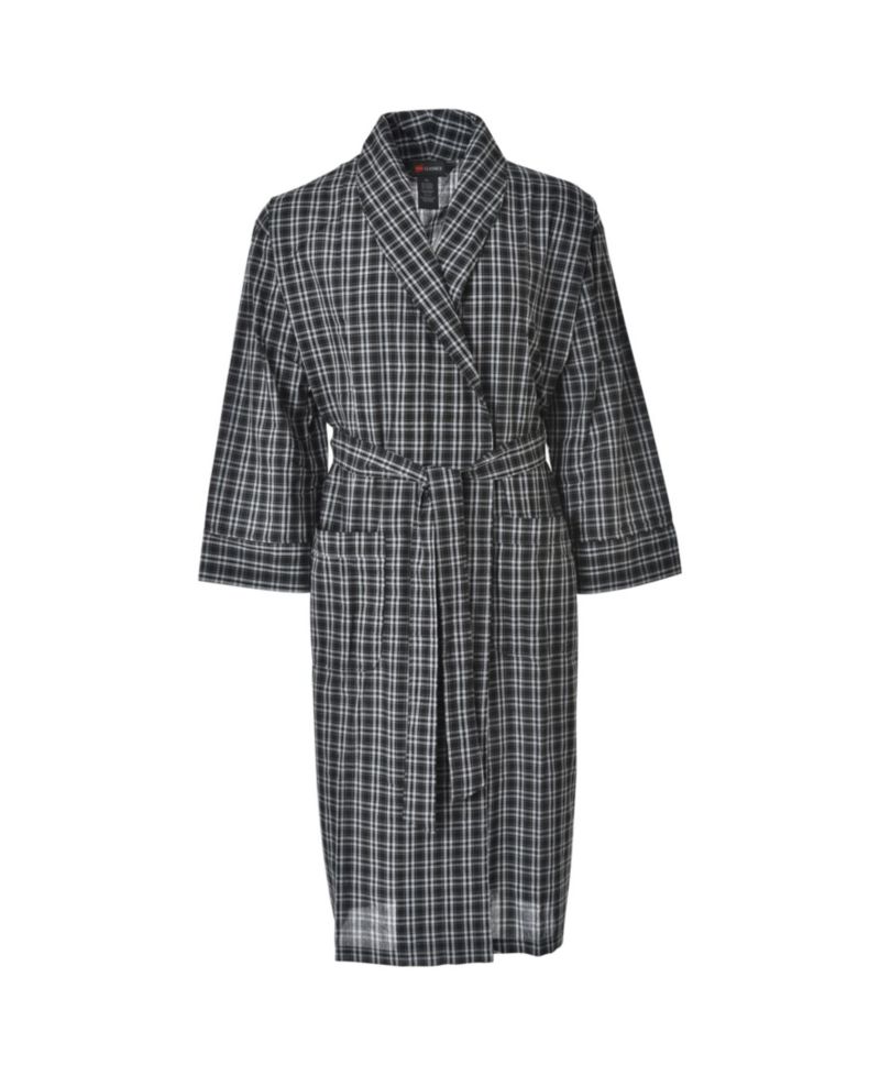Men's Big and Tall Woven Shawl Robe
