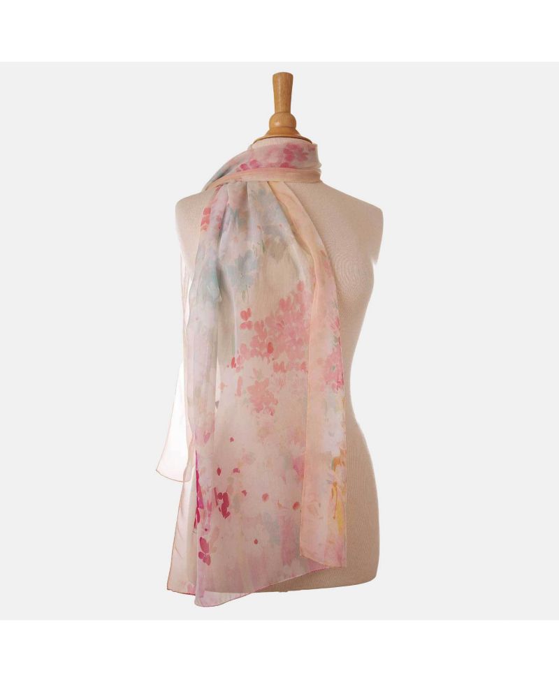 Meadow - Long Sheer Silk Scarf for Women