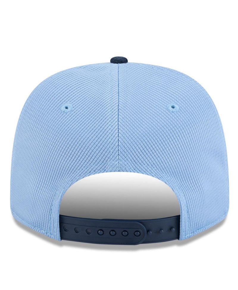 Men's Sky Blue/Navy Sporting Kansas City 2025 Jersey Hook 9SEVENTY Stretch-Snap Hat