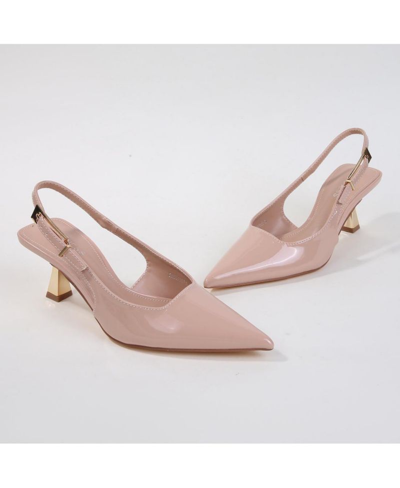Cassandra Slingback Kitten Heels