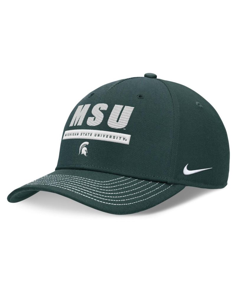 Men's and Women's Green Michigan State Spartans 2024 Sideline Adjustable Hat