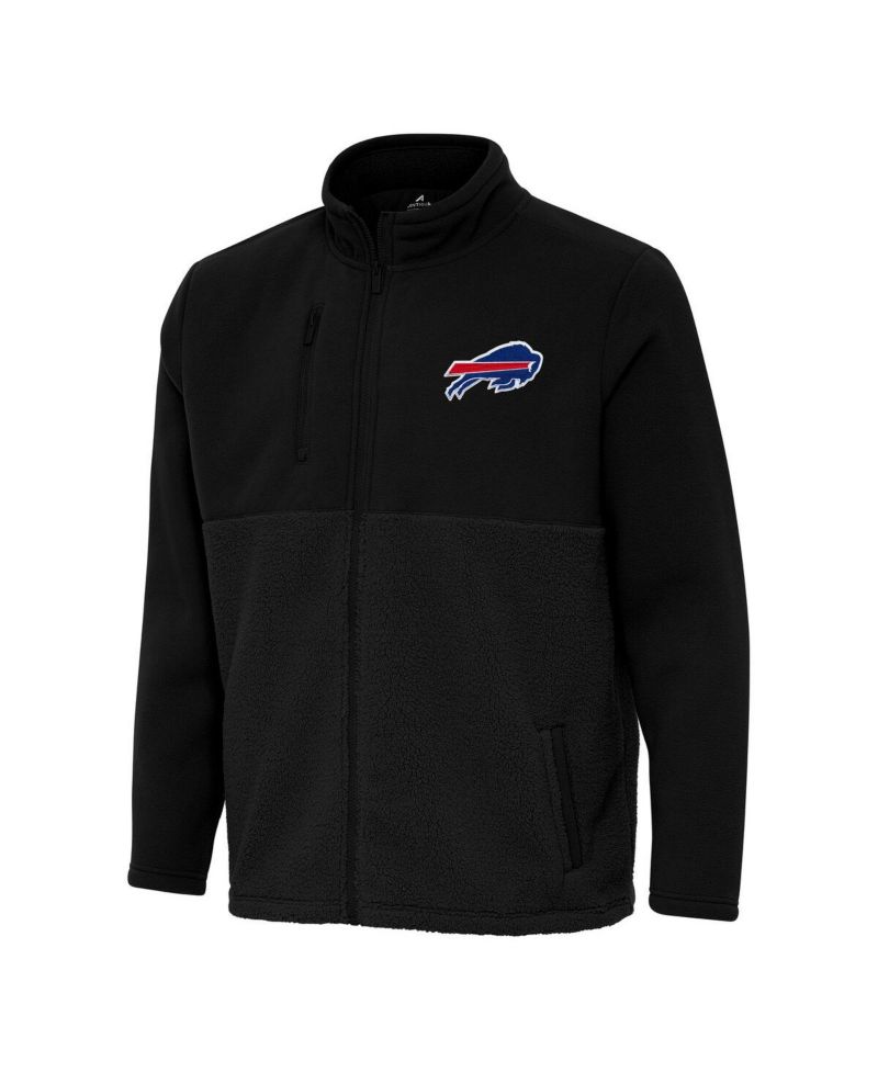 Men's Black Buffalo Bills Daily Fused Full-Zip Jacket