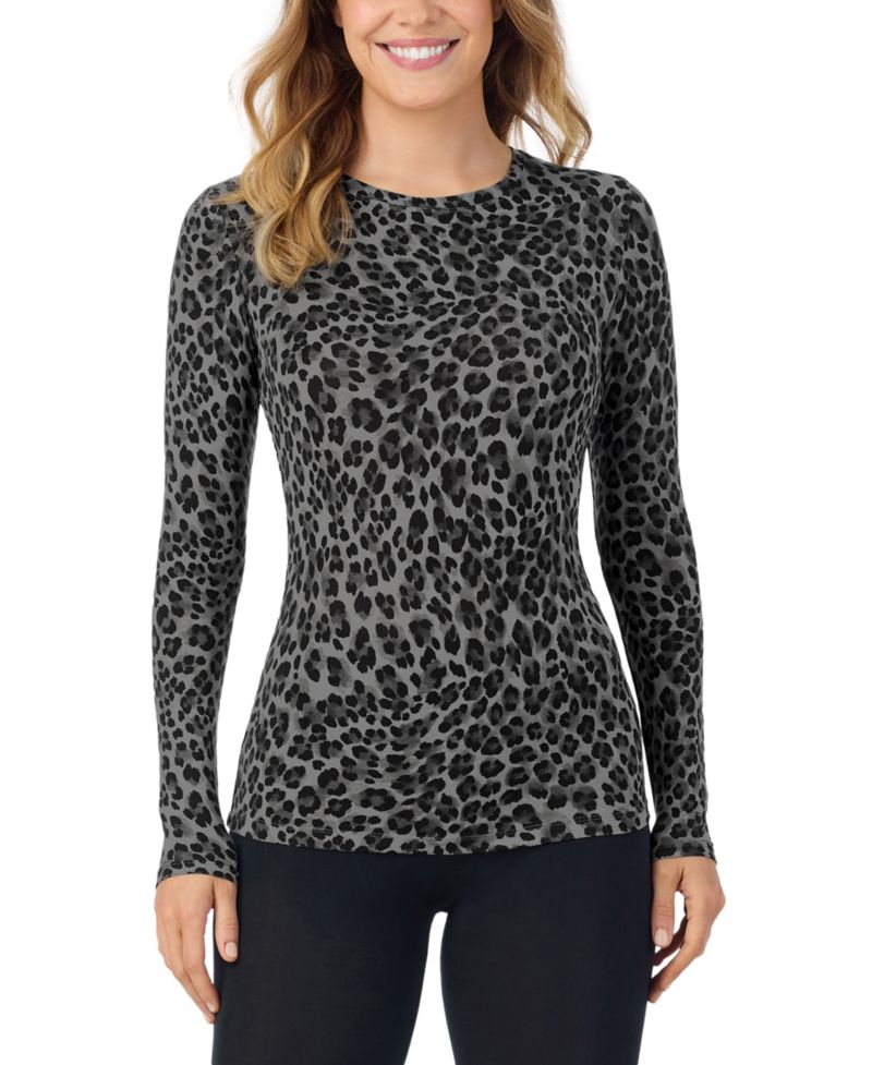 Women's Softwear with Stretch Long-Sleeve Crewneck Top