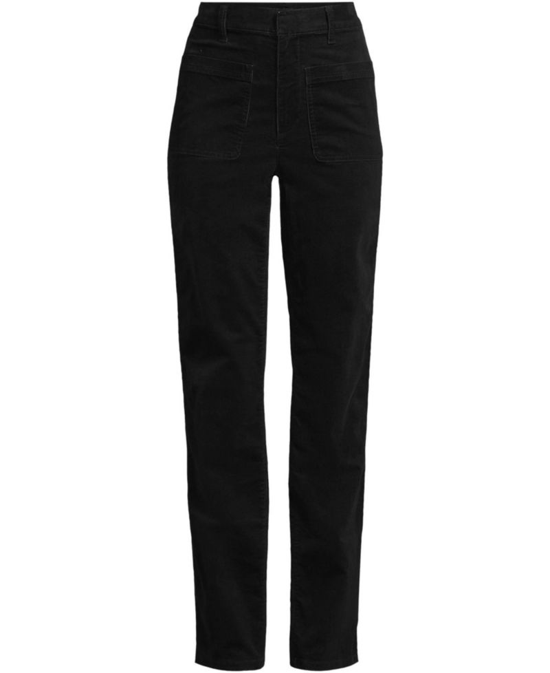 Women's Corduroy High Rise Rail Straight Leg Pants