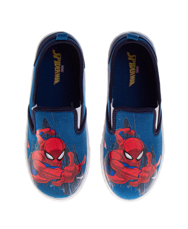 Big Boys Marvel City Guardian Slip On Canvas Shoes