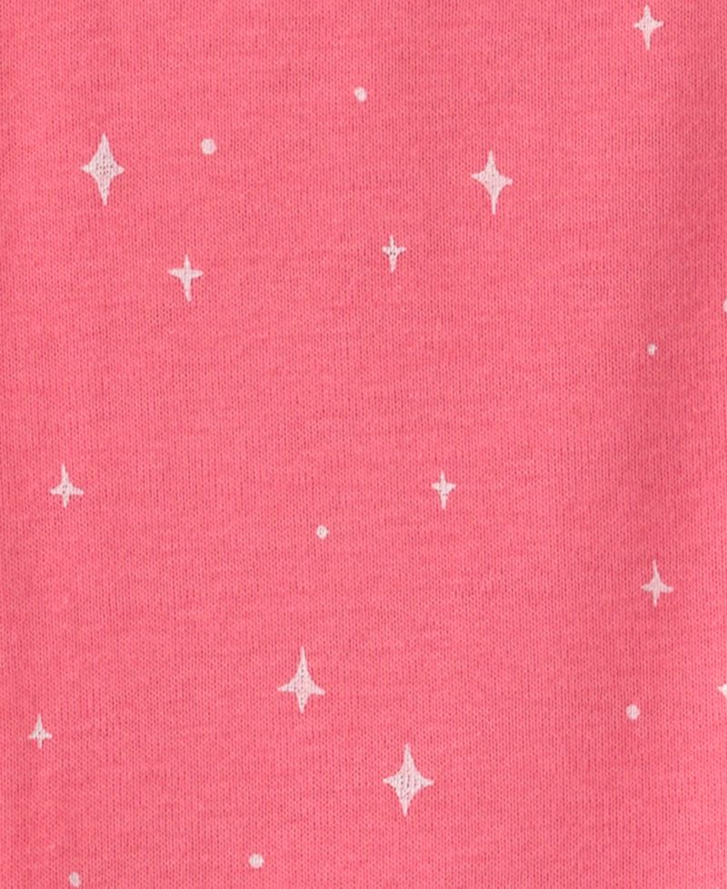 Baby Girls' Unicorn 100% Cotton Snug Fit Pajama, 4-Piece Set