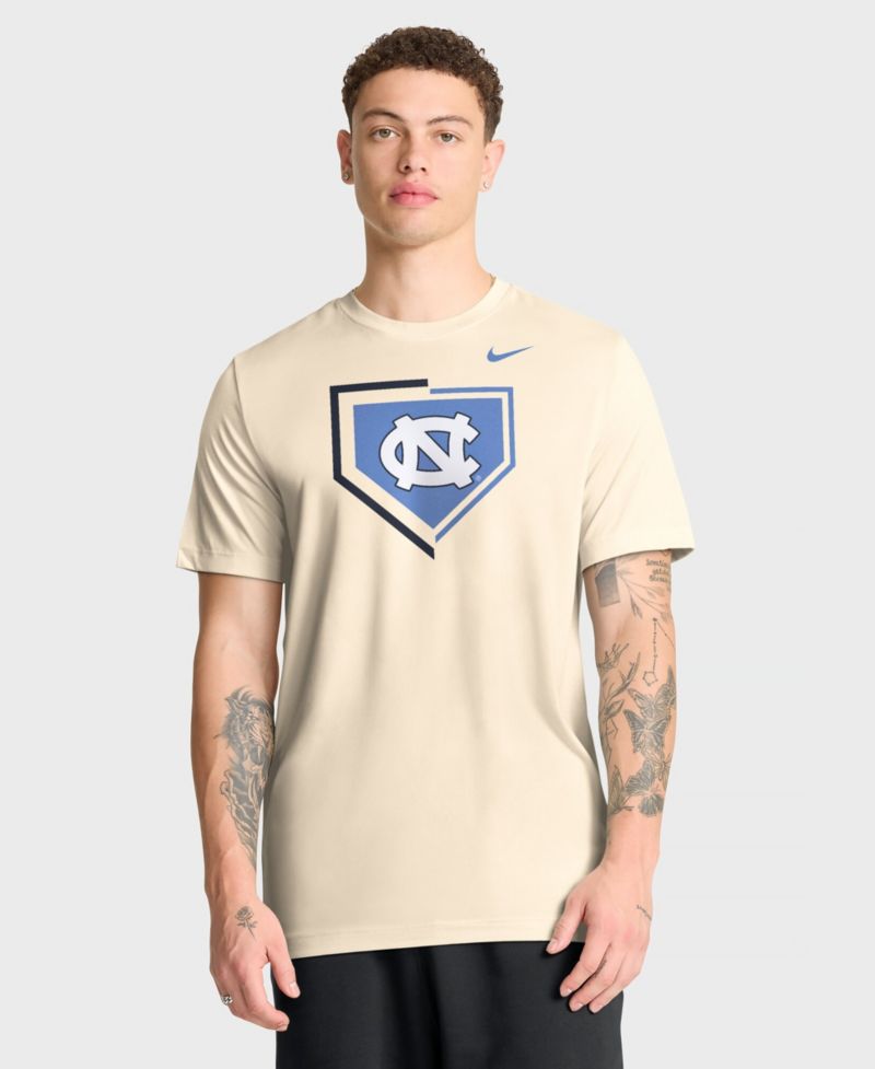 Men's Natural North Carolina Tar Heels Primetime Baseball Icon Legend Dri-FIT T-Shirt