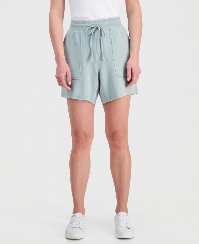 Petite LuxLounge French Terry Knit Pull-On Shorts