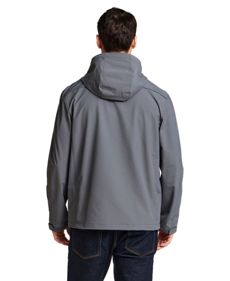 Men's Honey Lux Lightweight Hooded Zip-Front Rain Jacket