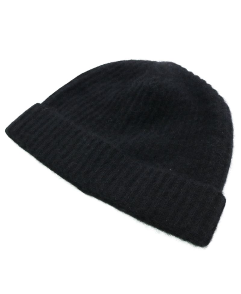 Men's Cashmere Folded Cuff Ribbed Hat