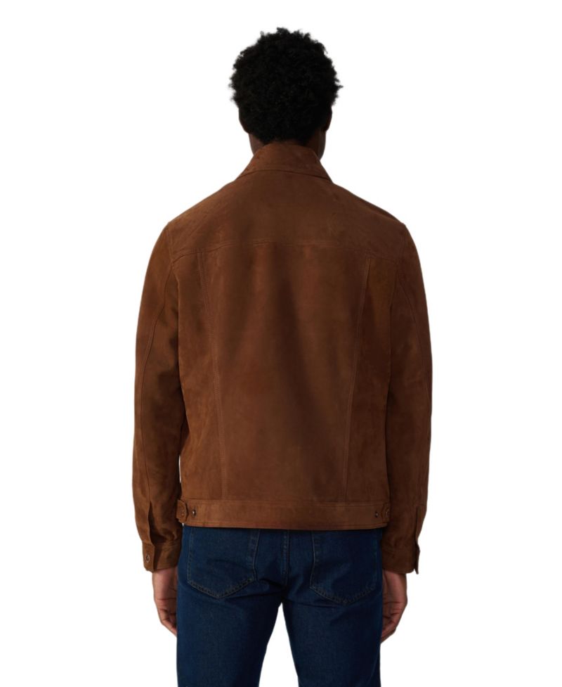 Men's Enzo Suede Shirt Jacket