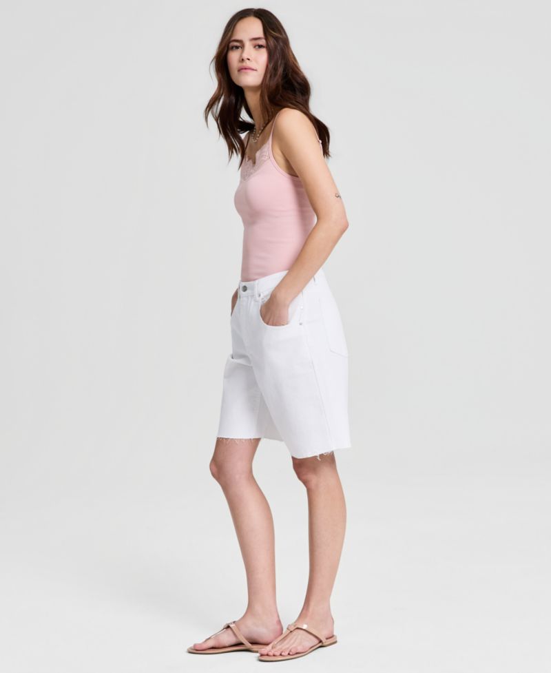Women's High-Rise Denim Jorts