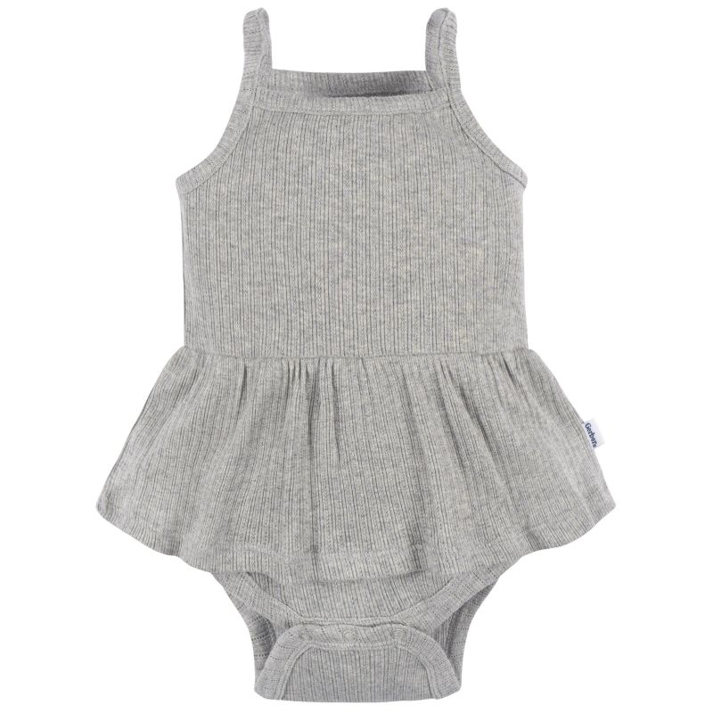 Baby Girls' 3-Pack Sleeveless Skirted Onesies Bodysuits, Winsome Orchid