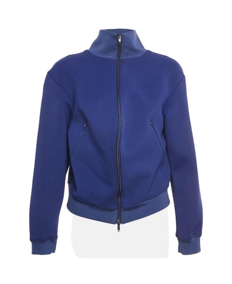 Women's Jersey Asymmetric Bomber Jacket