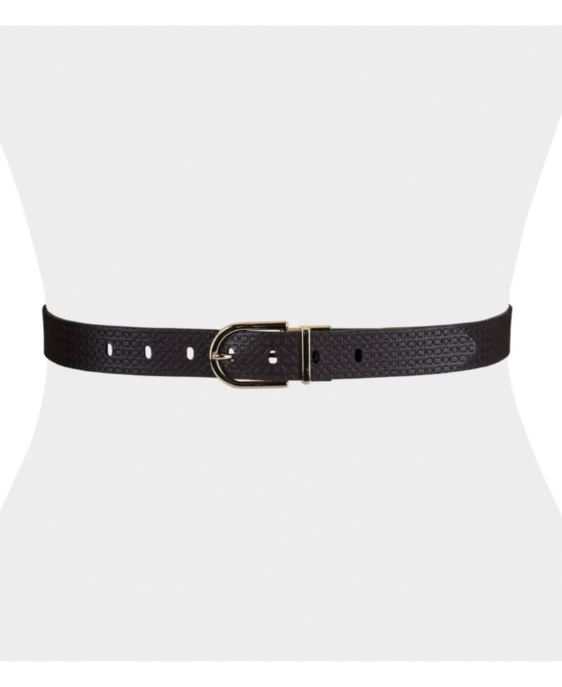 Women's Embossed Casual Reversible Belt