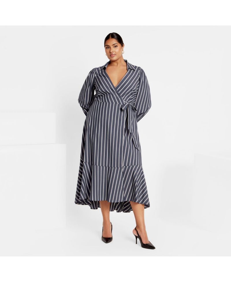 Plus Size Selena Wrap Dress