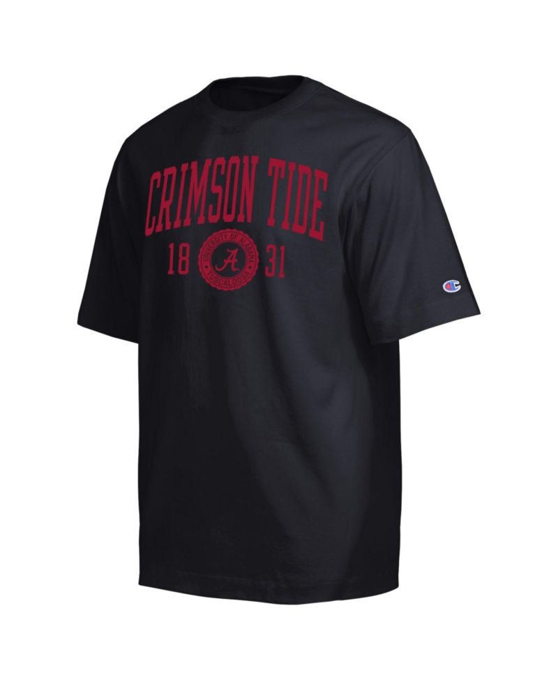 Men's Black Alabama Crimson Tide Established Tradition Heavyweight T-Shirt