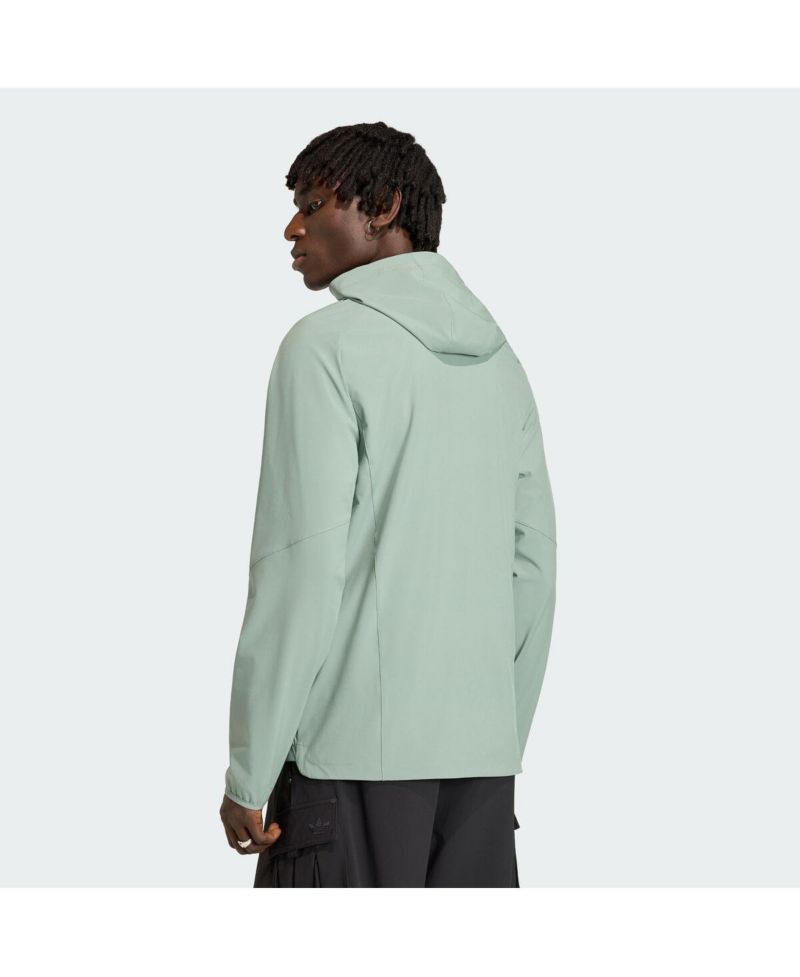 Men's Light Green Portland Timbers Tiro Travel Full-Zip Hooded Windbreaker